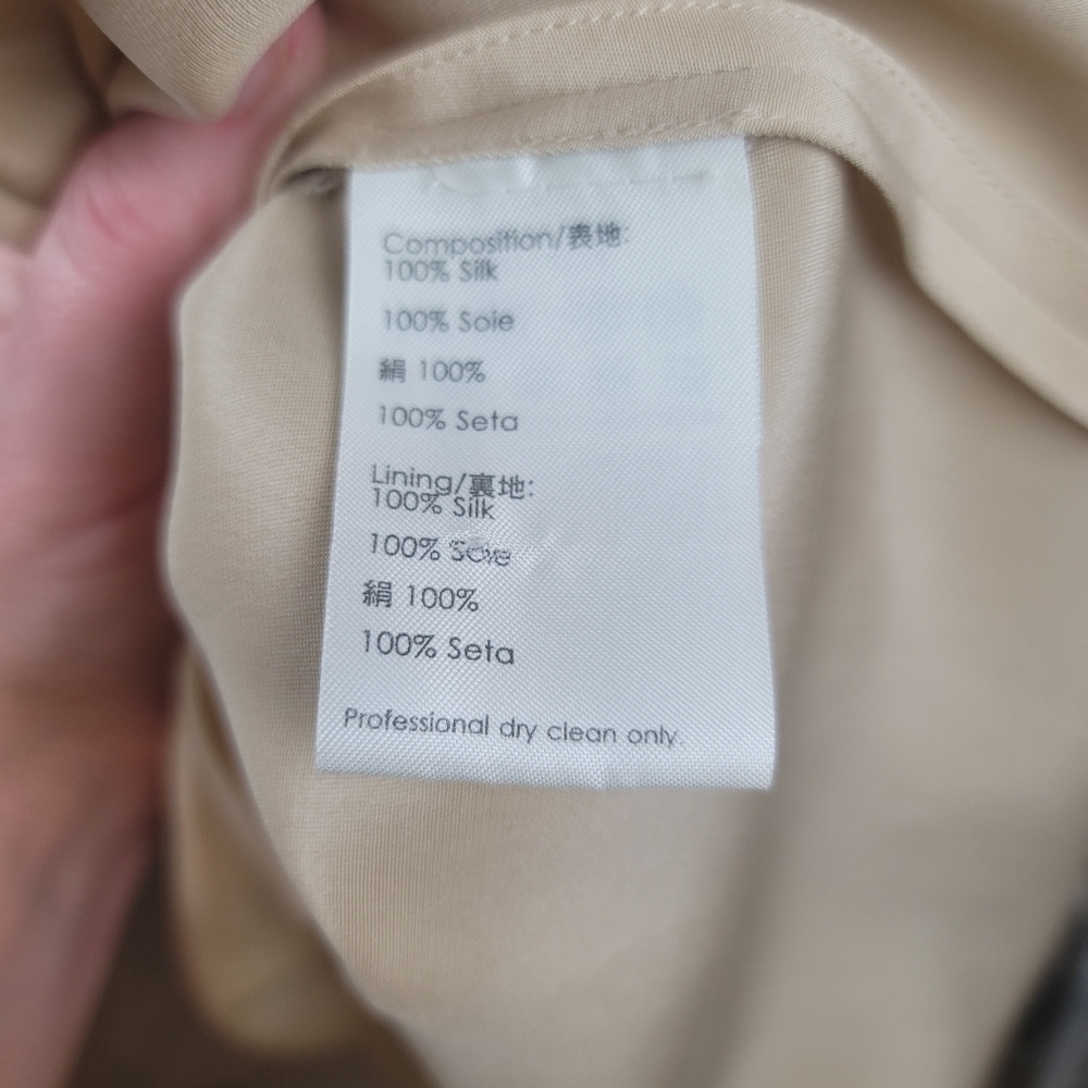 3.1 Phillip Lim Gold Asymmetrical Hem One Shoulder Dress size 2 - Picture 4 of 8
